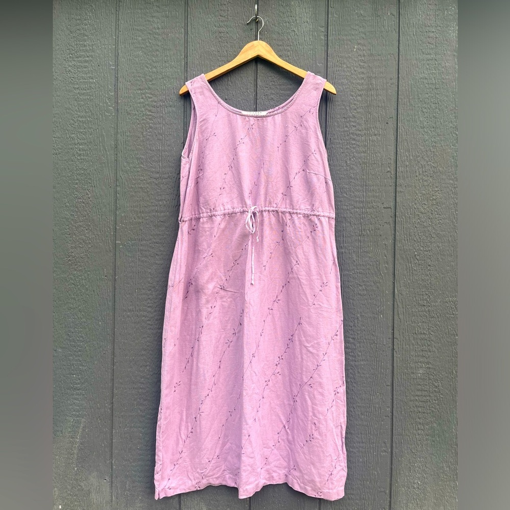 💜 100% Linen VTG Dress– Lilac Dream 💜